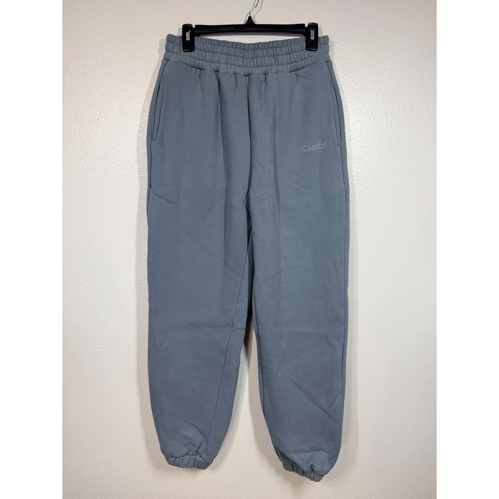 Comfrt Hoodie Sweatpants Set Blue Unisex L top M bottom Signature Oversized Soft - Picture 8 of 12